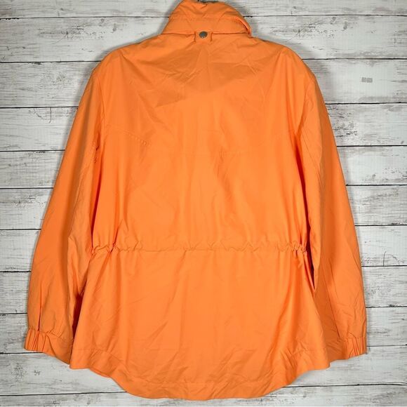 SOIA&KYO Neiman Marcus Raven Hooded Anorak Lined Rain Jacket M NWT $295 - Picture 6 of 13